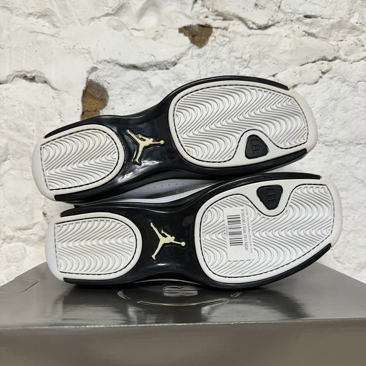 Jordan 18.5 OG White Black Chrome Sz 10 DS