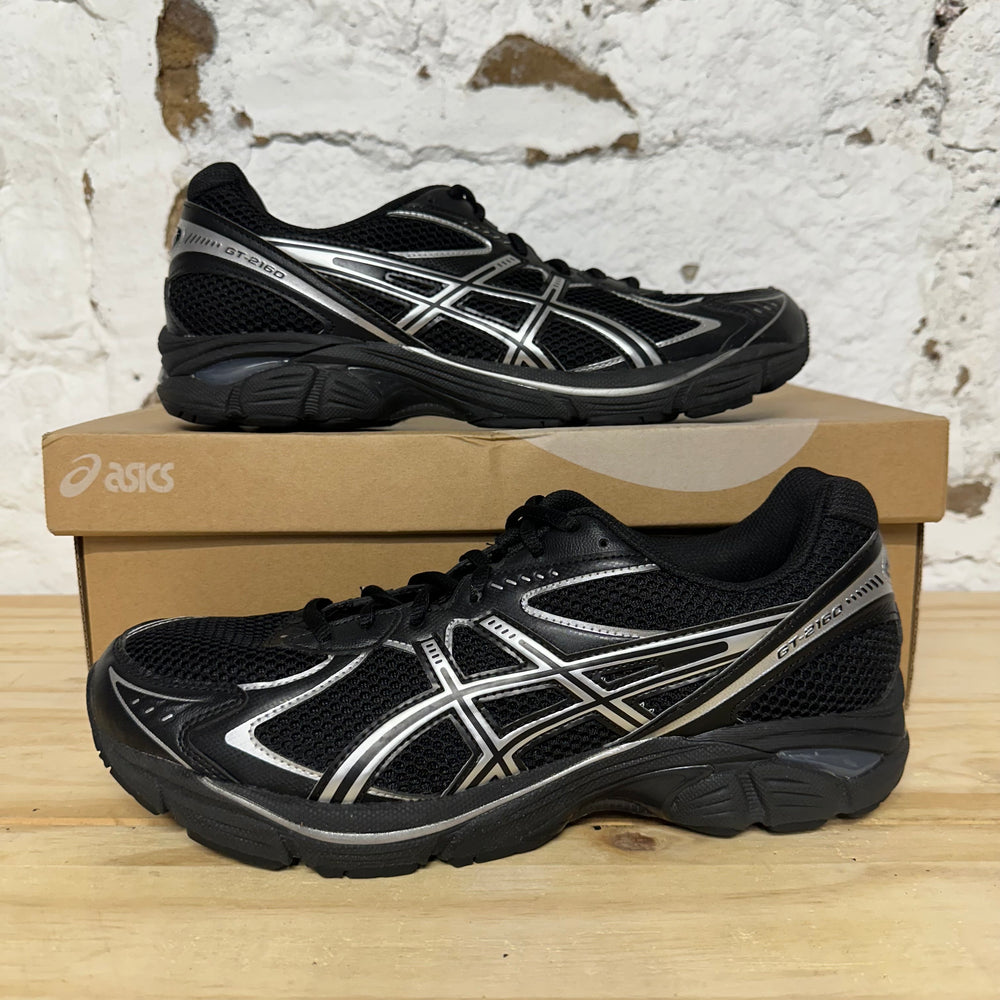 Asics GT-2160 Black Pure Silver Sz 10.5