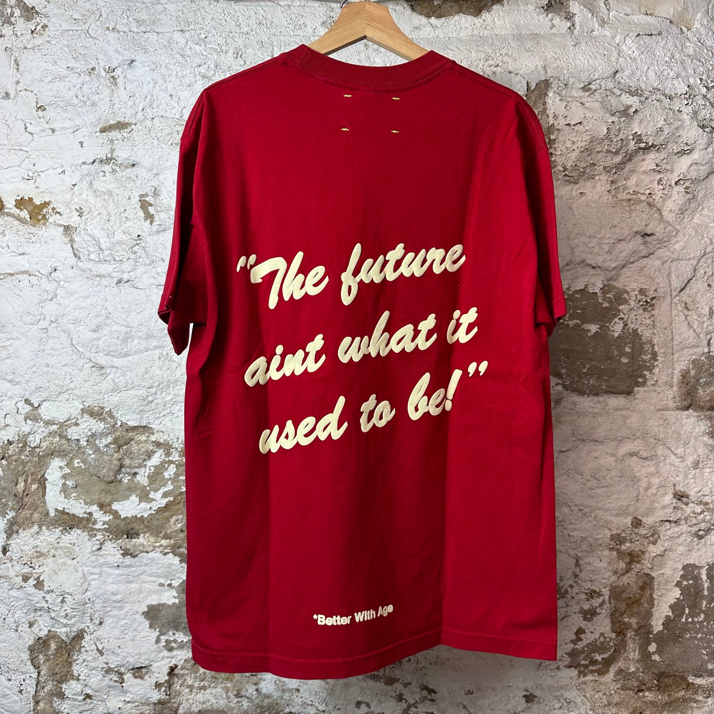 Better With Age Area 69 T-shirt Red Sz L