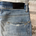 Amiri MX1 Denim Spell Blue Denim Jeans Sz 29