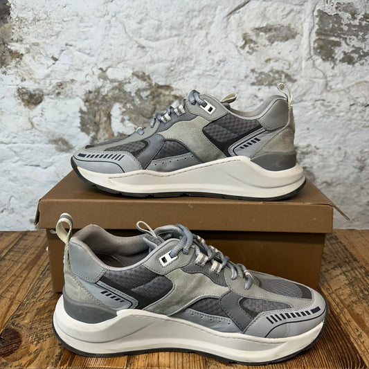Burberry Jack Triple Grey White Sneaker Sz 11 (44)