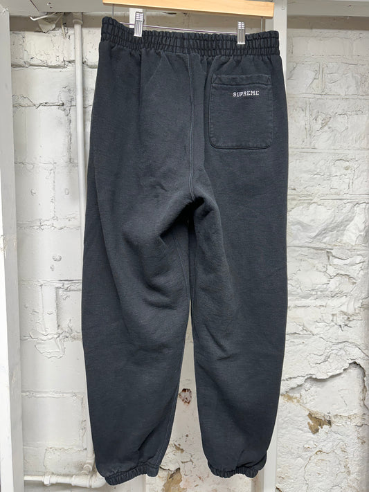 Supreme S Logo Black Sweatpants Sz M