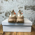 Dior D Connect White Orange Beige Neoprene Sneaker Sz 6.5 (39)