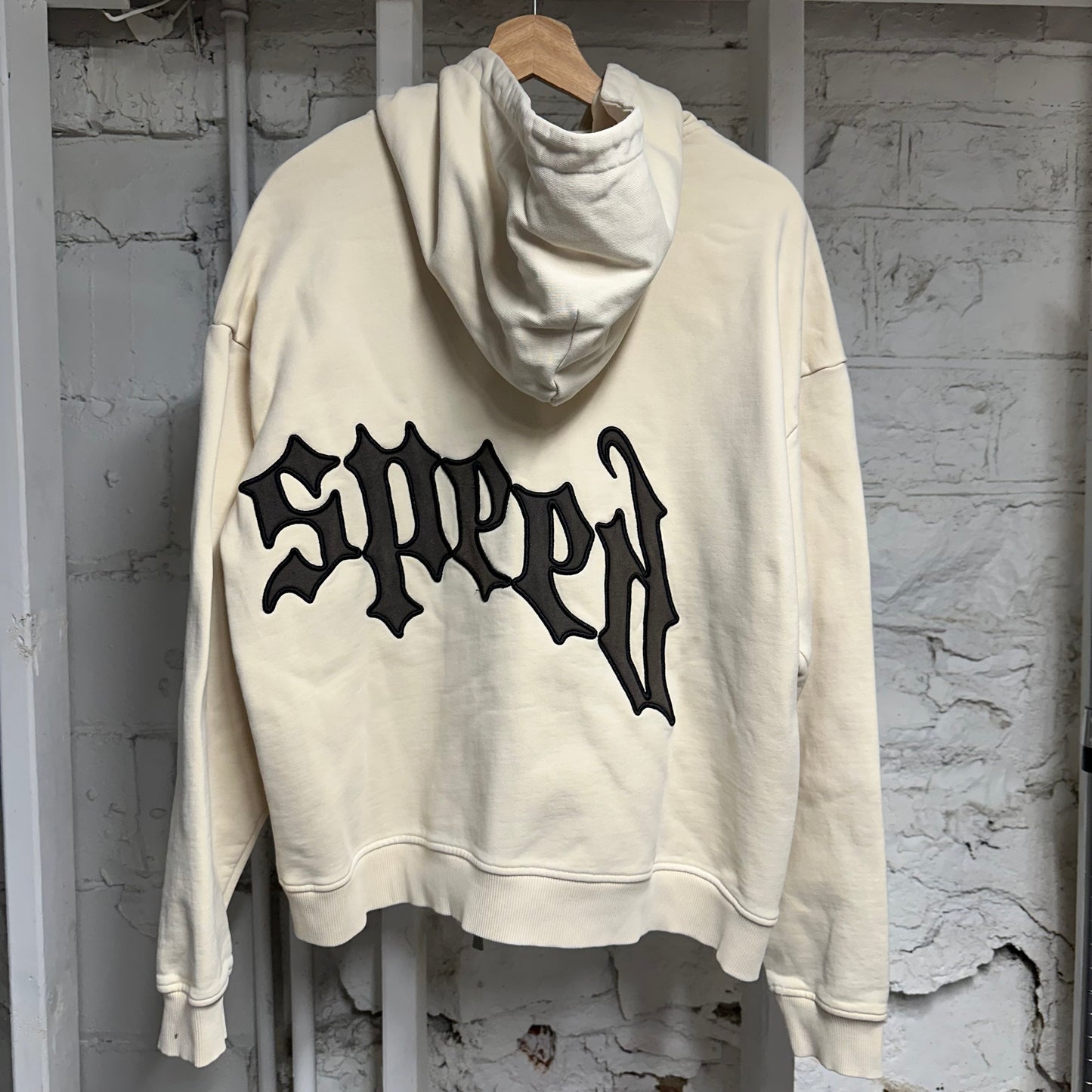 Godspeed Cream Zip Up Hoodie Sz S