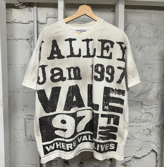 Vale Jam 97 White T-Shirt Sz M