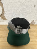 Hellstar Paintbrush Green Silver Black Snapback Hat DS