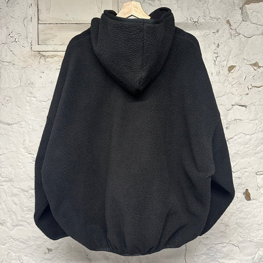 Fear of God Essentials Black Fleece Hoodie Sz M