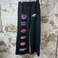 Bottega Desires Logo Sweatpants Black Sz M