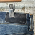 Amiri Knee Hole Dark Blue Denim Jeans Sz 34