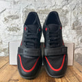 Burberry Ramsey Black Red Sneaker Sz 10 (43)
