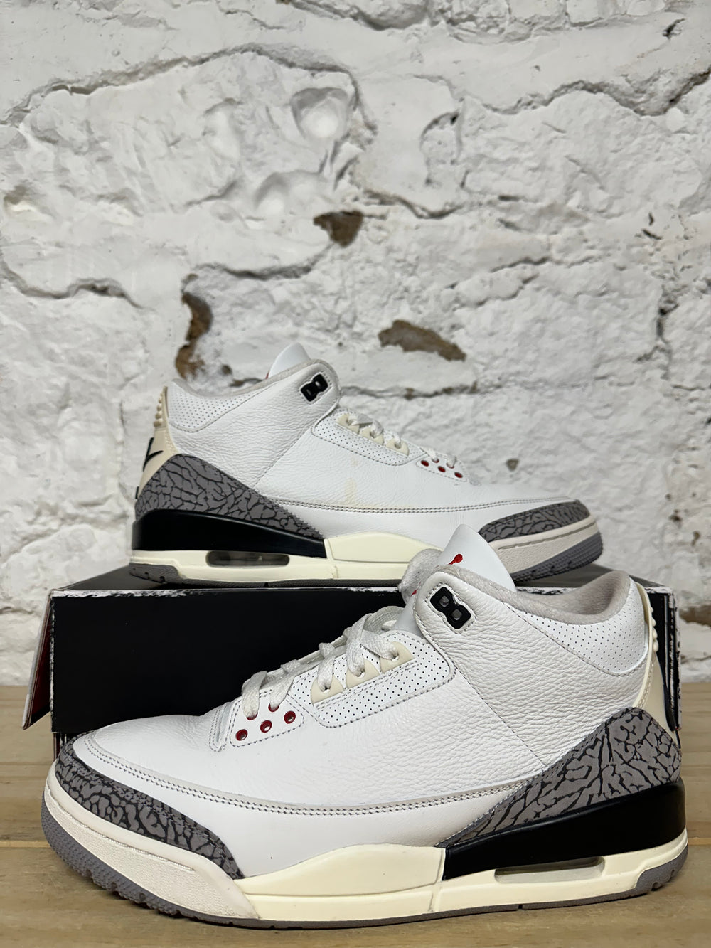 Air Jordan 3 White Cement Reimagined Sz 12