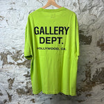 Gallery Dept Green Logo T-shirt Sz XL