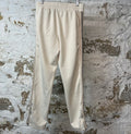 Palm Angels Beige Cream Track Pants Sz M (Stained)