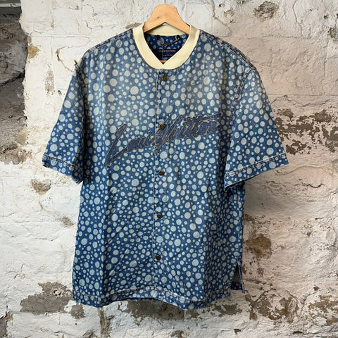 Louis Vuitton Yayoi Kusama Denim Button Up Shirt Sz M