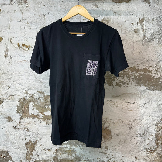 Chrome Hearts Eyechart T-shirt Black Sz S