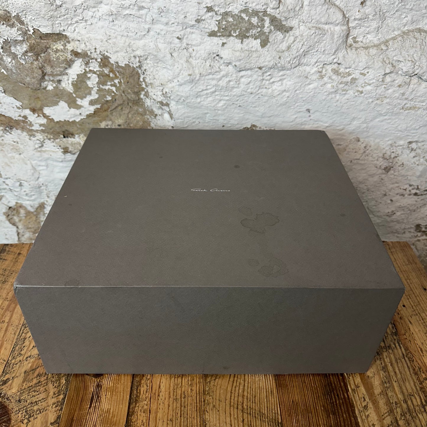 Rick Owens High Geobasket Pale Blue Milk Sneaker Sz 4.5 (36)