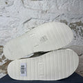 Dior Alpha Oblique White Sandal Sz 8 (41)