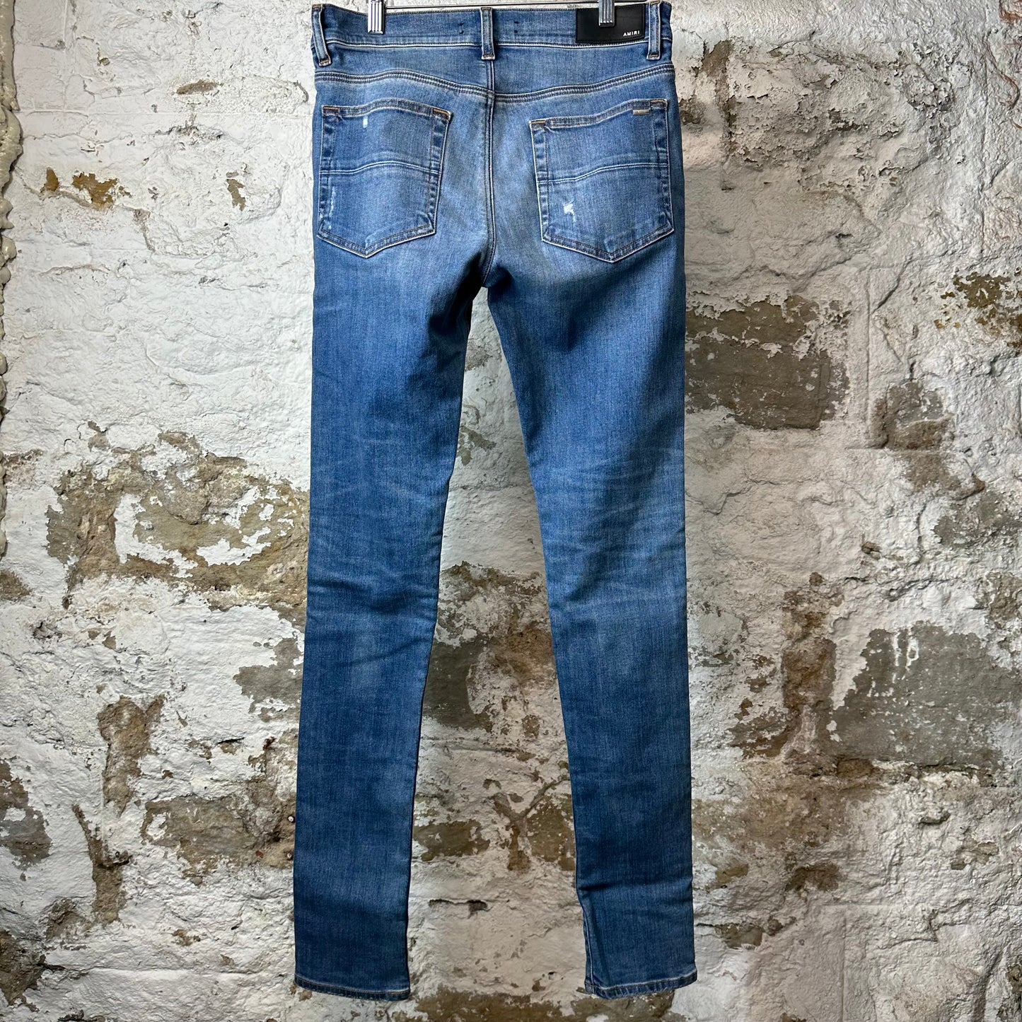 Amiri Plain Blue Denim Jeans Sz 30