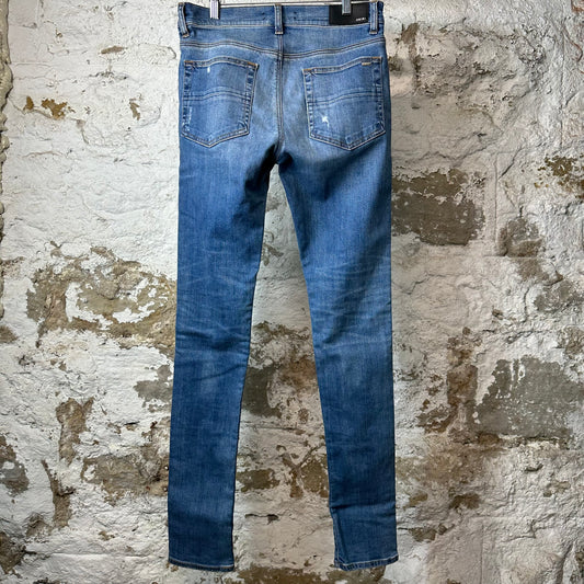 Amiri Plain Blue Denim Jeans Sz 30