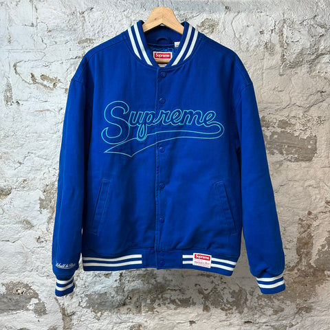 Supreme Doughboy Blue Varsity Jacket Sz M