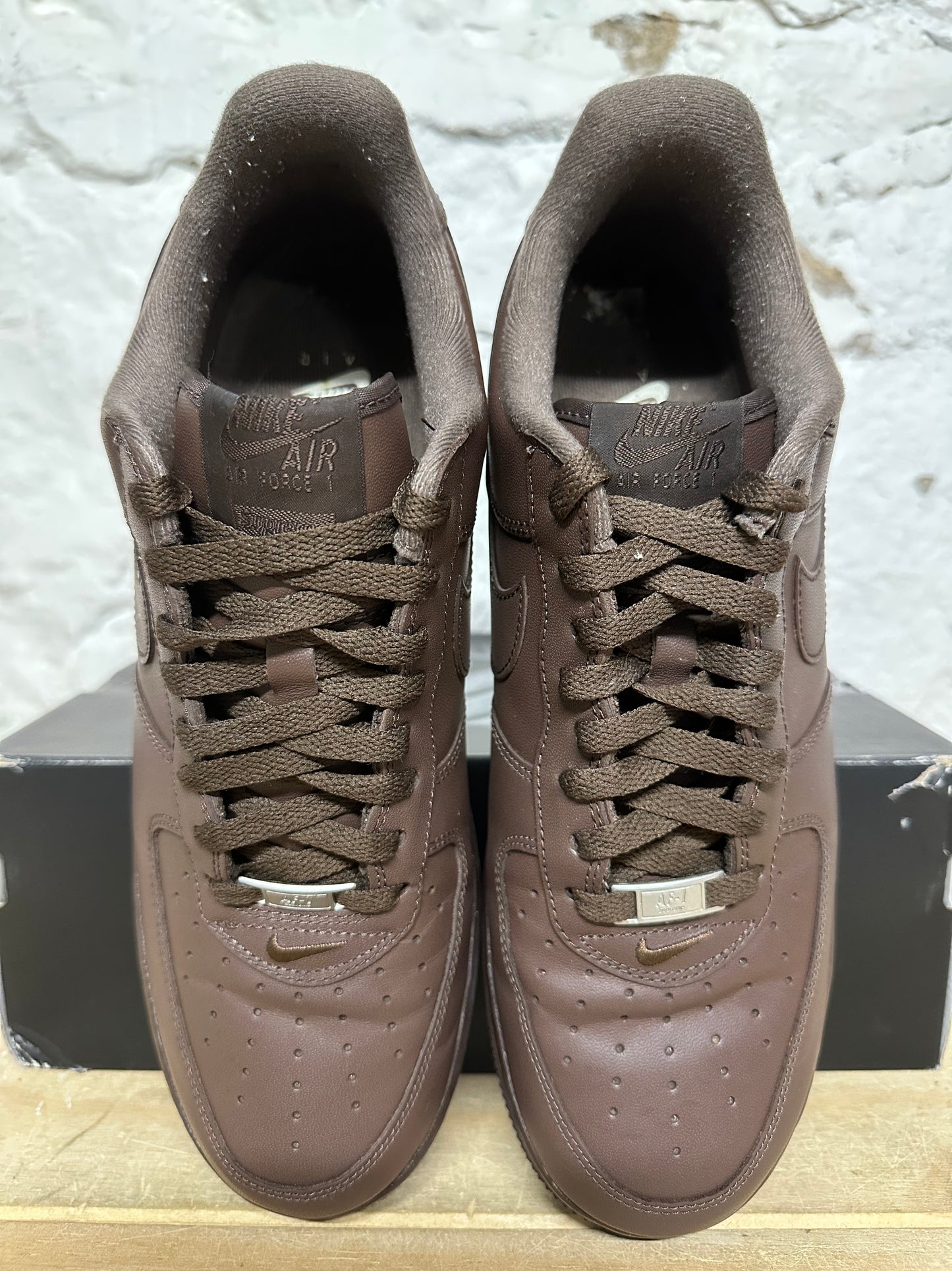 Nike Air Force 1 Low Supreme Baroque Brown Sz 10.5