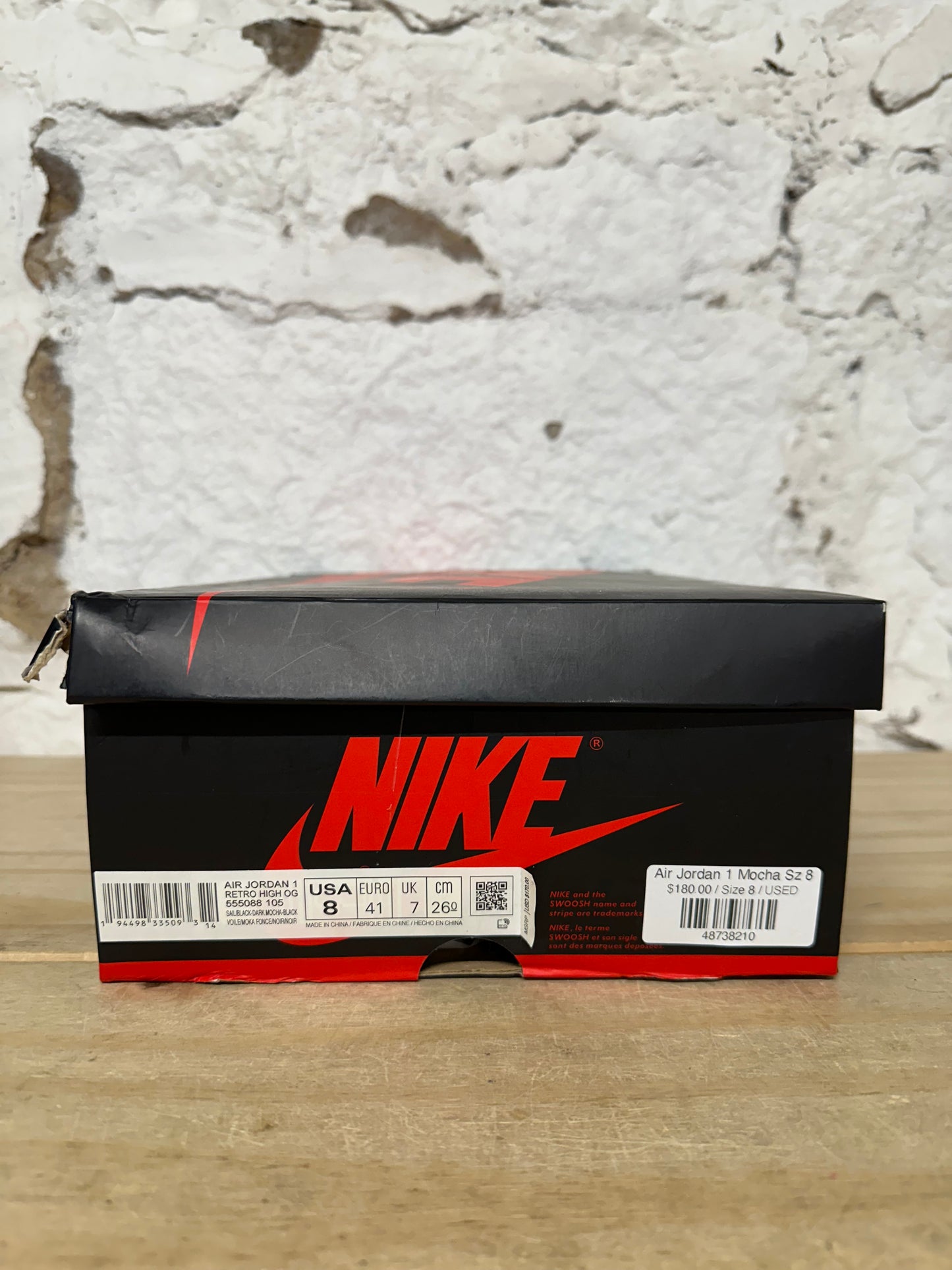 Air Jordan 1 High Mocha Sz 8