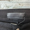 Amiri White Bones Patches Black Denim Jeans Sz 36