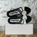 Louis Vuitton Black White Trainer Sneaker Sz 9.5 (8LV)