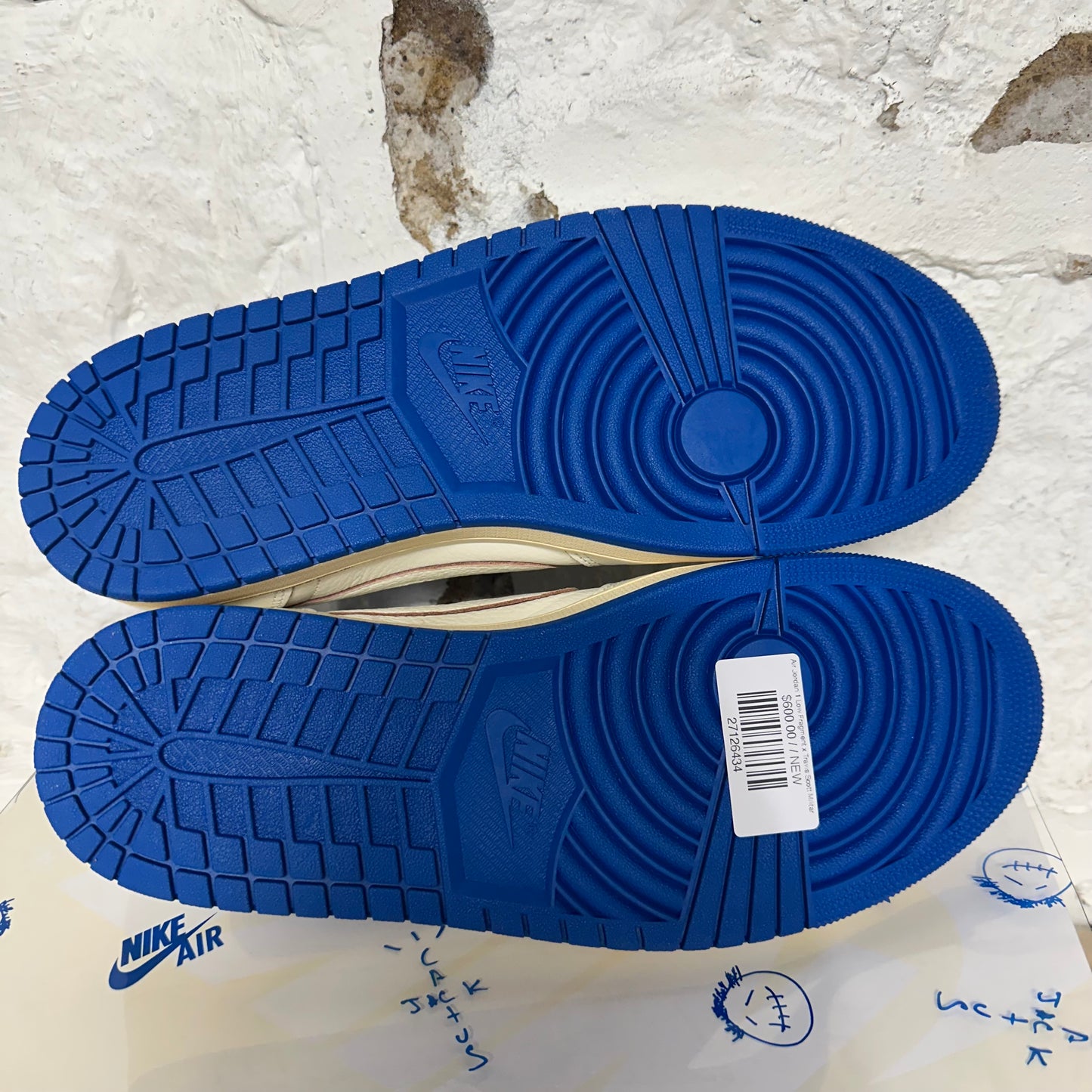 Air Jordan 1 Low Fragment x Travis Scott Military Blue DS