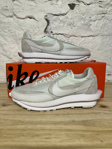 Nike Sacai LDWaffle White Nylon Sz 10.5