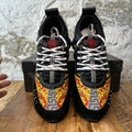 Versace Chain Reaction Barocco Print Black Sneaker Sz 10 (43)