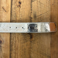 Louis Vuitton Silver Monogram Belt Sz (85/34) W/ Box
