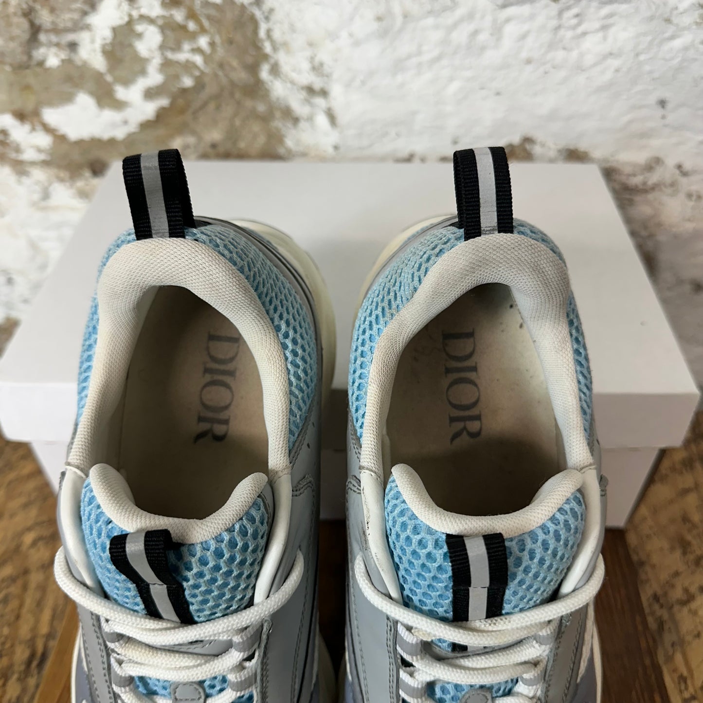 Dior B22 Blue Gray White Sneaker Sz 11 (44)