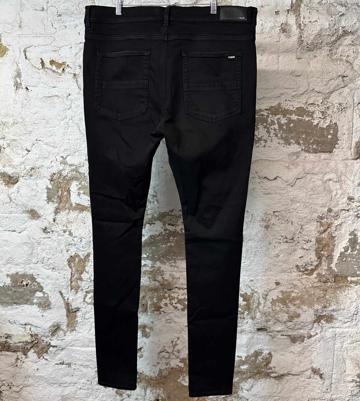 Amiri MX1 Green Paisley Black Denim Jeans Sz 38