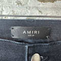 Amiri MX1 Brown Paisley Black Denim Jeans Sz 29