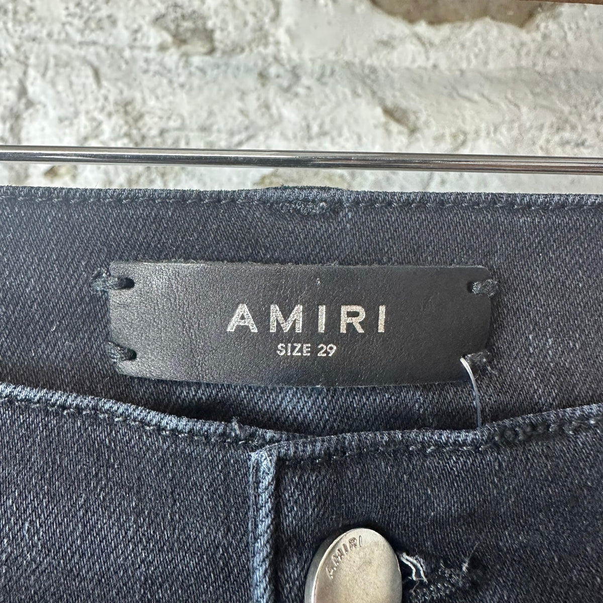 Amiri MX1 Brown Paisley Black Denim Jeans Sz 29