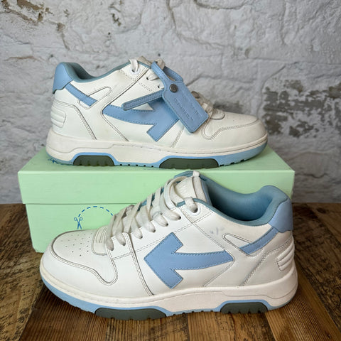 Off White Out Of Office Light Blue White Sneaker Sz 10 (43)