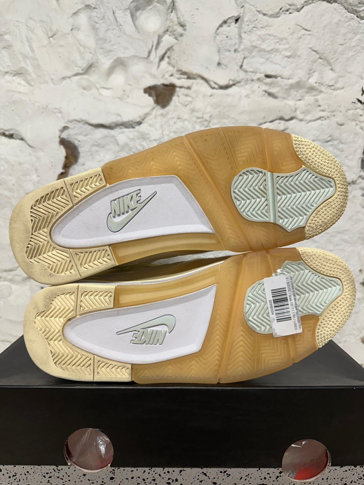 Air Jordan 4 Off-White Sail Sz 10 (11.5W)