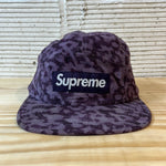 Supreme x Liberty Fabrics Leopard Camp Cap Purple Hat