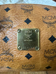 MCM Cognac Boston Bag