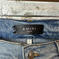 Amiri Multicolor Paisley Blue Denim Jeans Sz 32