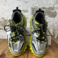 Balenciaga Track Runner Silver Neon Sneaker Sz 8 (41)