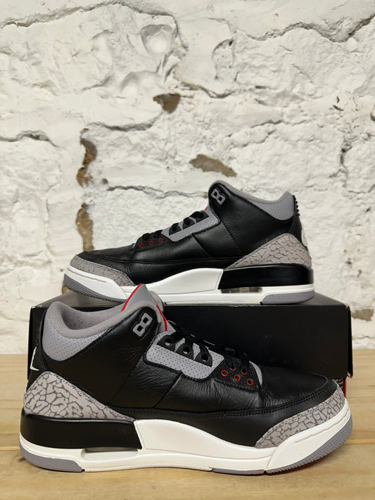 Air Jordan 3 Black Cement Sz 10