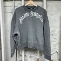 Palm Angels Faded Grey Crewneck Sz S