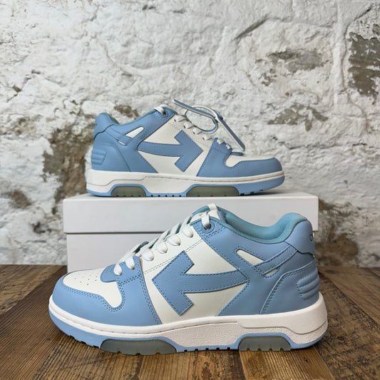 Off White Out Of Office Ice Blue White Sneaker Sz 7 (40) DS