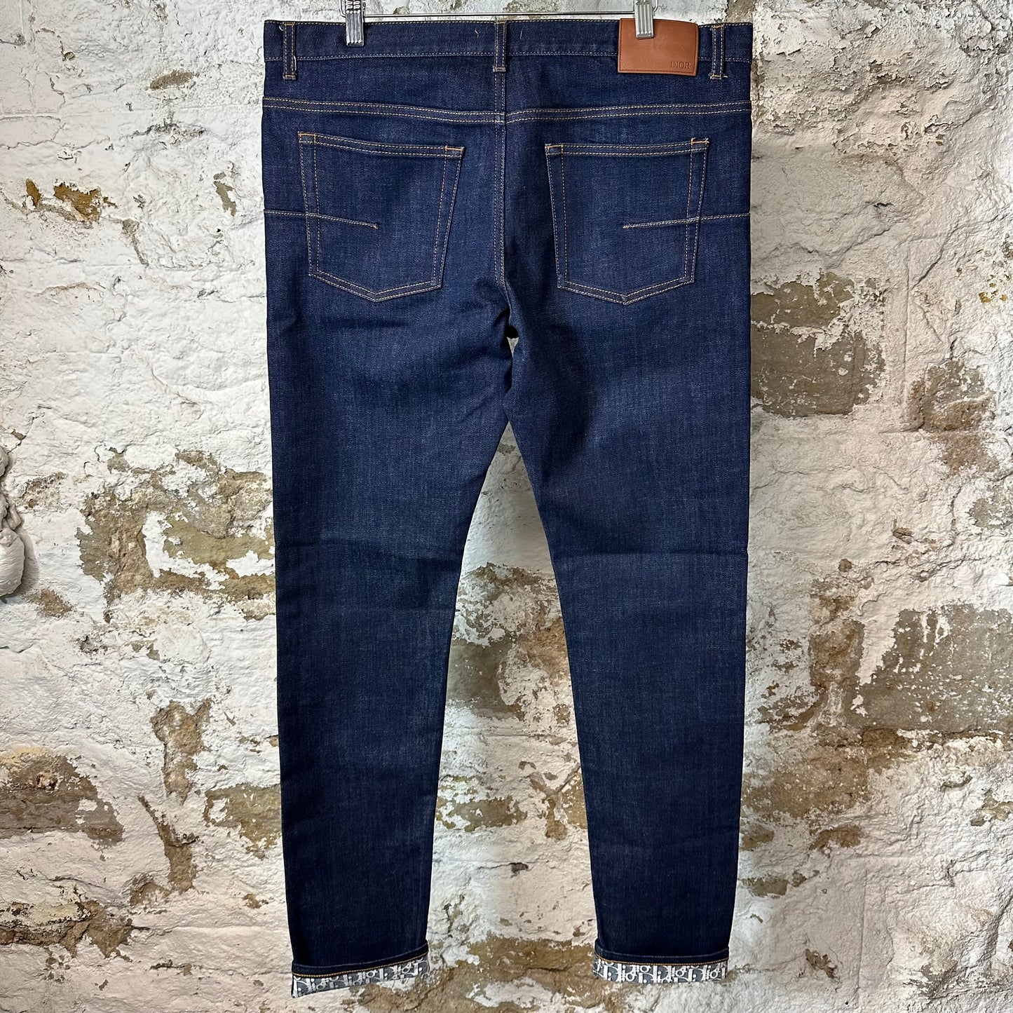 Dior Oblique Raw Denim Jeans Sz 36