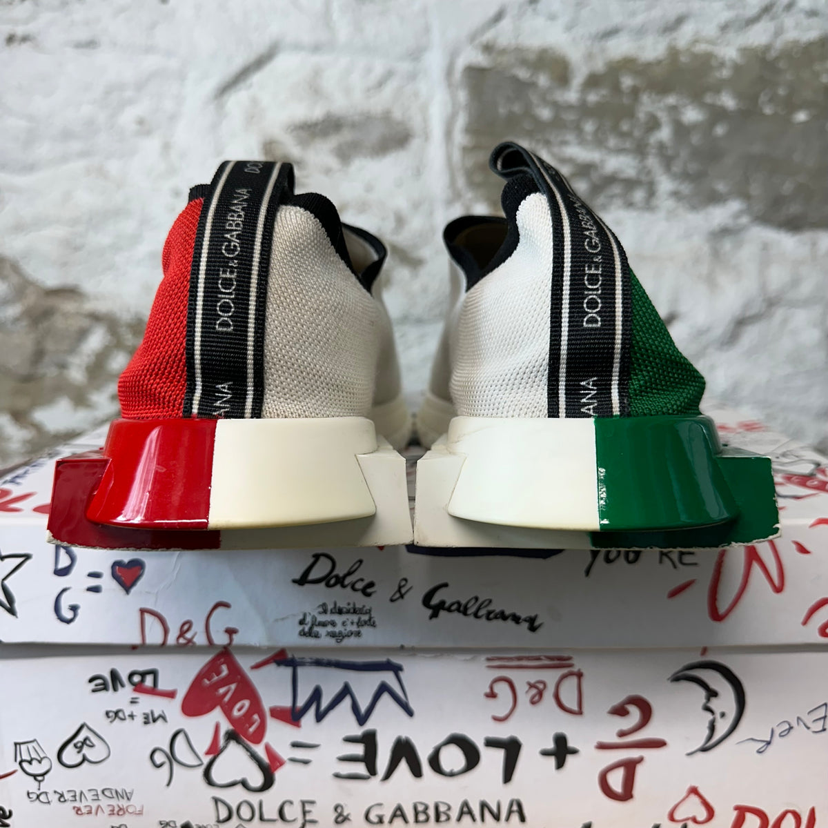 Dolce Gabbana Italia Split  Sorrento Sneaker Sz 10.5 (43.5)