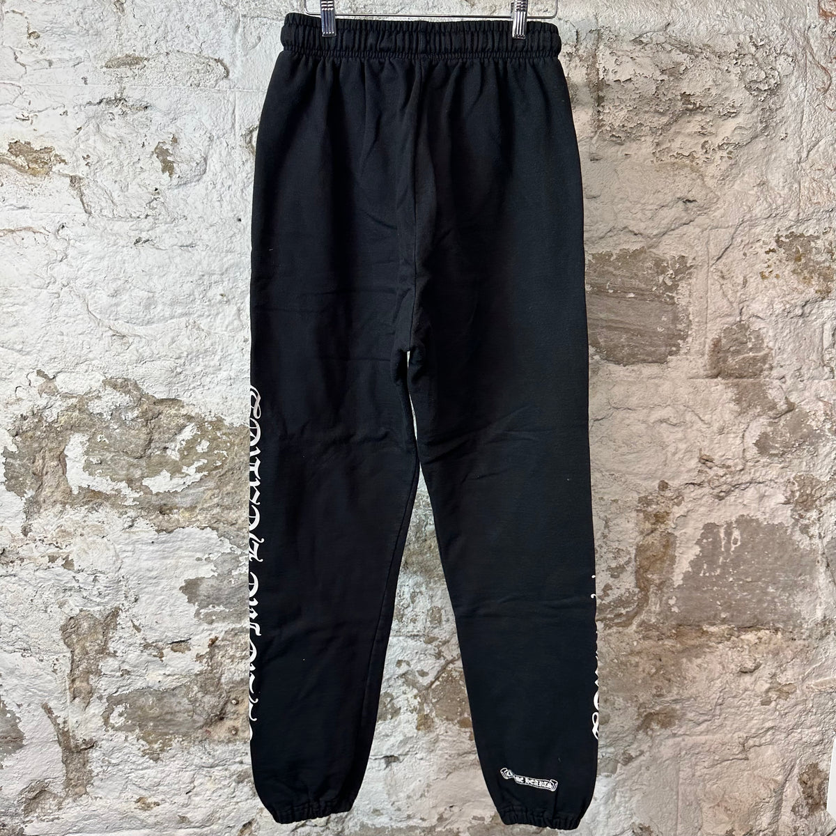 Chrome Hearts Script Spellout Black Sweatpants Sz S