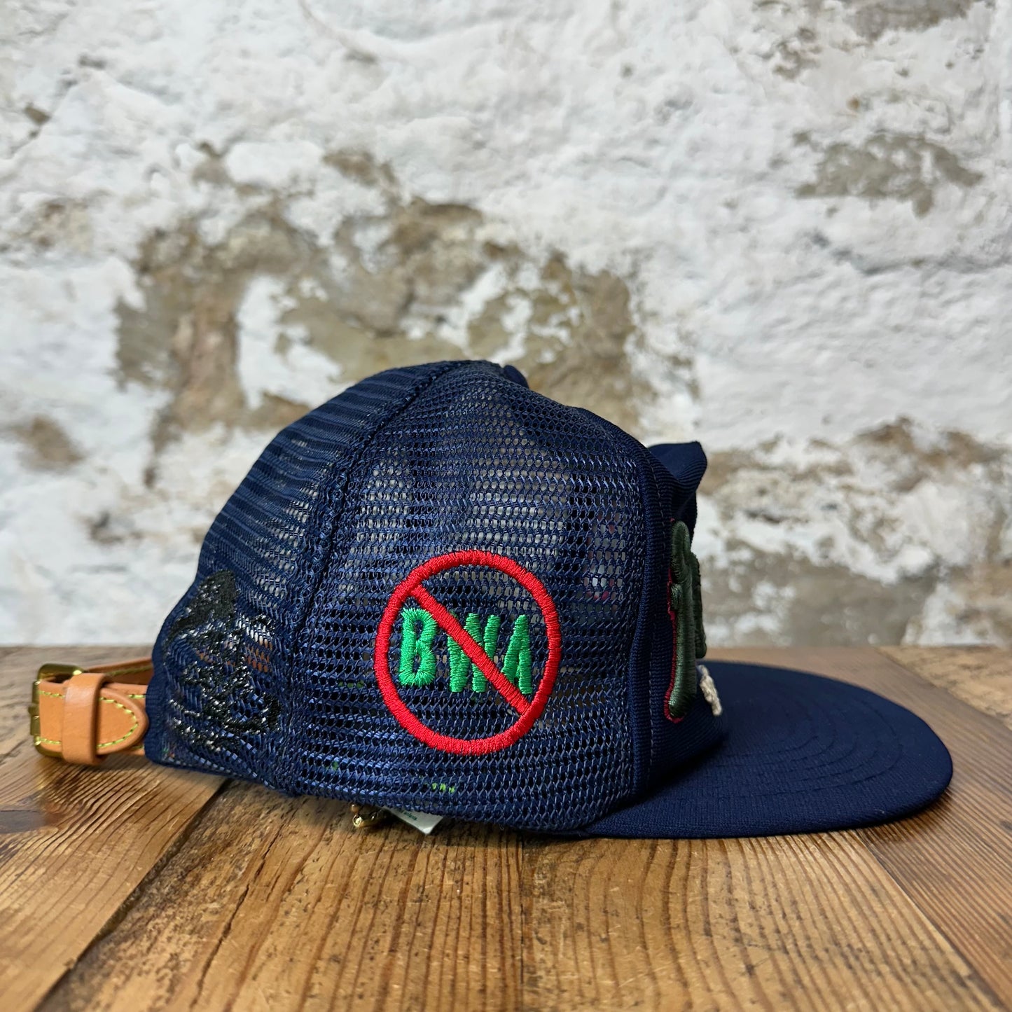 Better With Age Embroidered Navy Trucker Hat