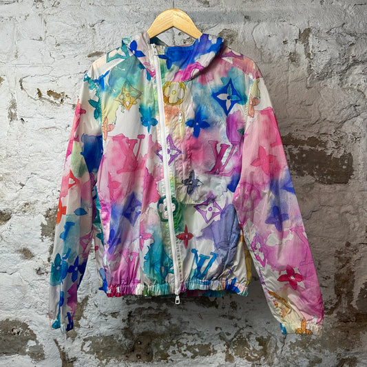 Louis Vuitton Watercolor Monogram Windbreaker Jacket Sz M (48)